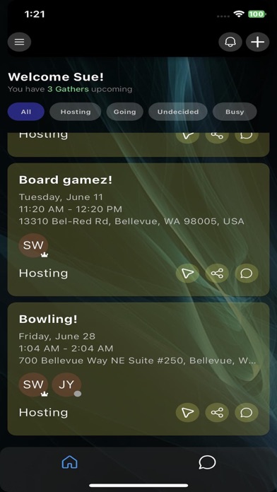 Gather: Plan & Hangout with AI Screenshot