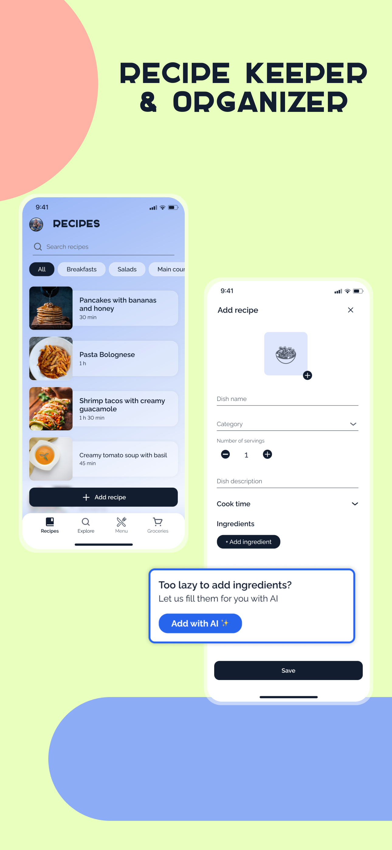 Weekly Meal Planner – Plate
