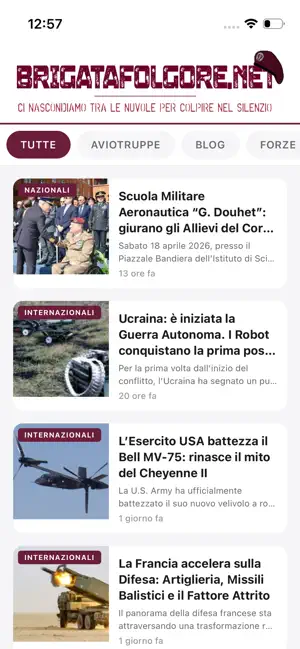 Brigata Folgore.net iPhone screenshot 4