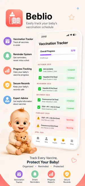 Beblio: Baby Tracker screenshot 1
