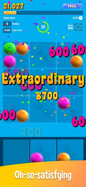 Bubble Grid: relaxing puzzle screenshot 2