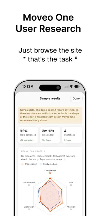 Moveo One User Research screenshot 2