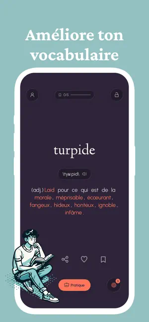 French Vocabulary- Plume screenshot 1