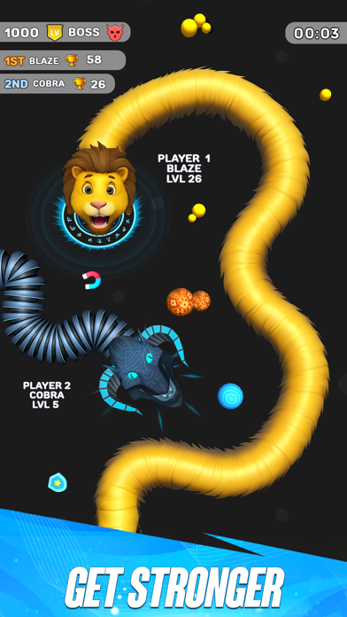 Tangled Worms Clash Screenshot