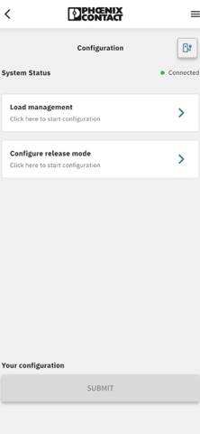 CHARX control modular screenshot