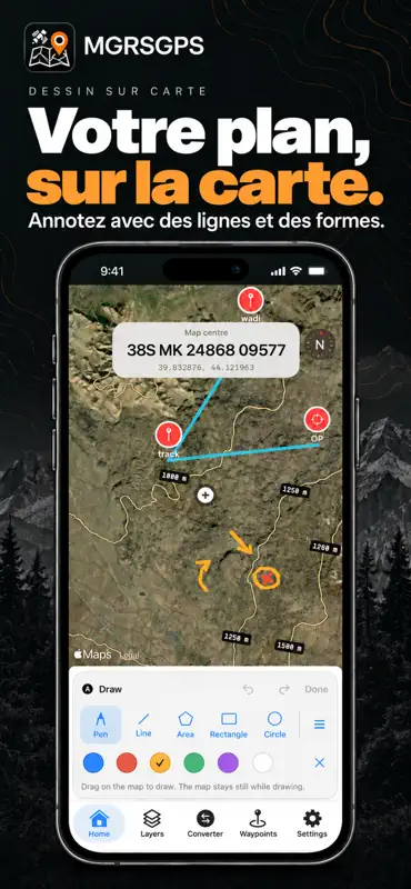 MGRS GPS Cartographe screenshot 3 of 8