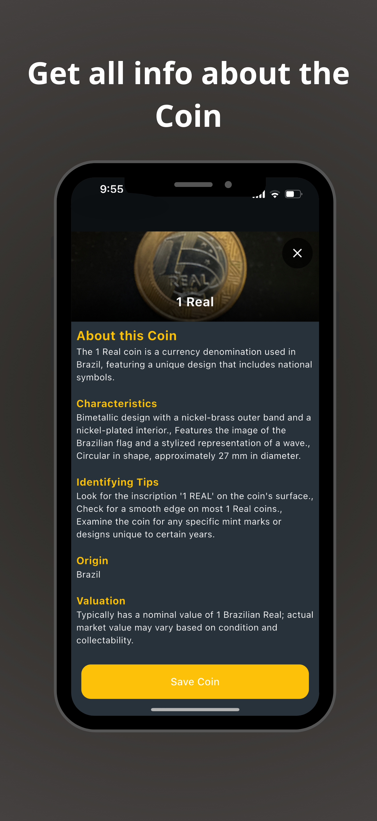 CoinShot - Coin Identifier