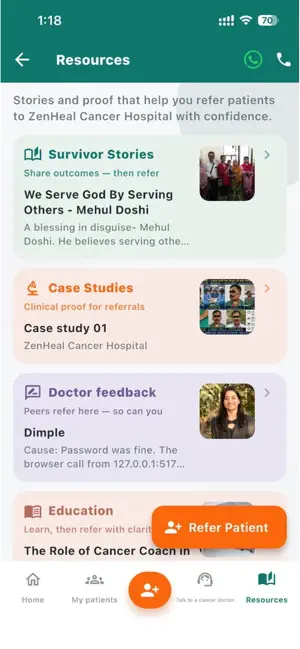 ZenOnco Partner screenshot 3