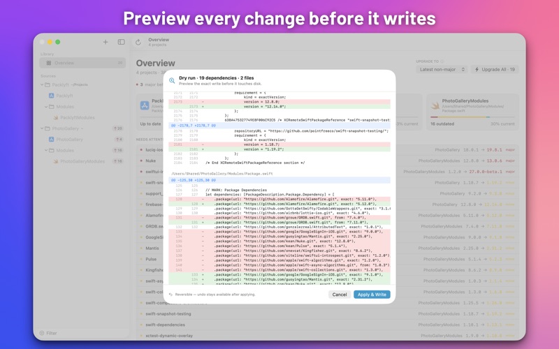 Packlyft - SPM Updates screenshot