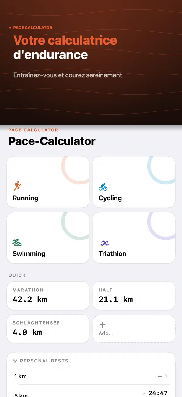 Screenshot #1 pour EnduroCalc