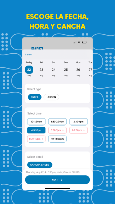 Padel Ecuador Screenshot