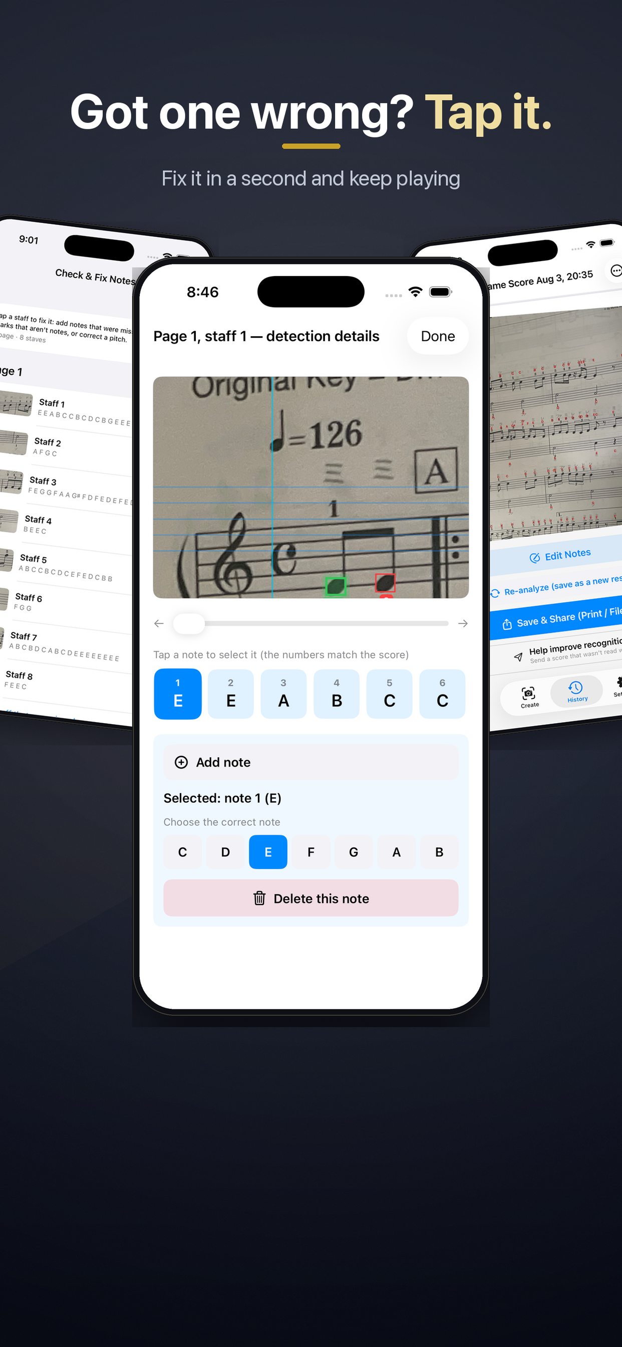 Note Names: Sheet Music Scan screenshot 5
