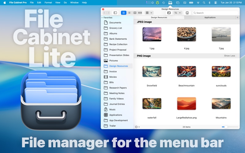 Screenshot #1 pour File Cabinet Lite
