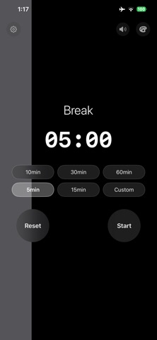 click clock: A Visual Timer screenshot