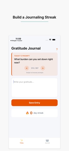 My Gratitude: Daily Journal iPhone screenshot