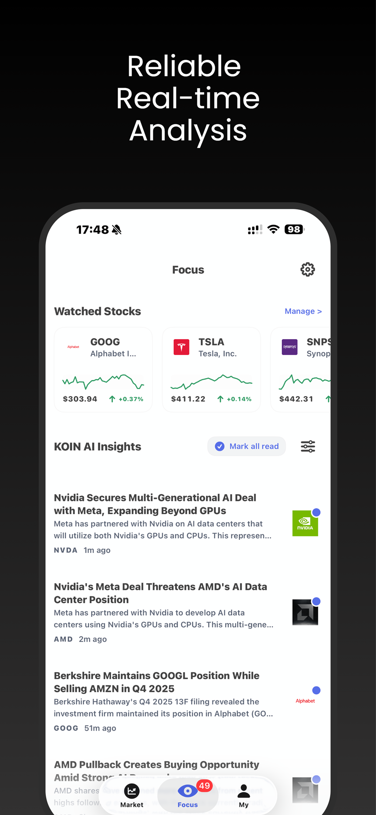 KOIN AI-Realtime Stock Insight