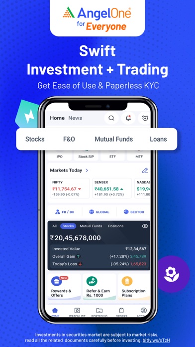 Screenshot #2 pour Angel One: Stocks, Mutual Fund