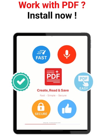 PDF Reader, Editor & Scanner + iPad screenshot