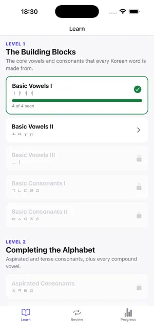 Piglet: Learn Hangul screenshot 4