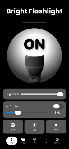 Flashlight - Bright LED Torch iPhone screenshot
