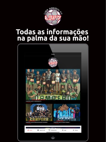 Liga Spedini F7 iPad screenshot