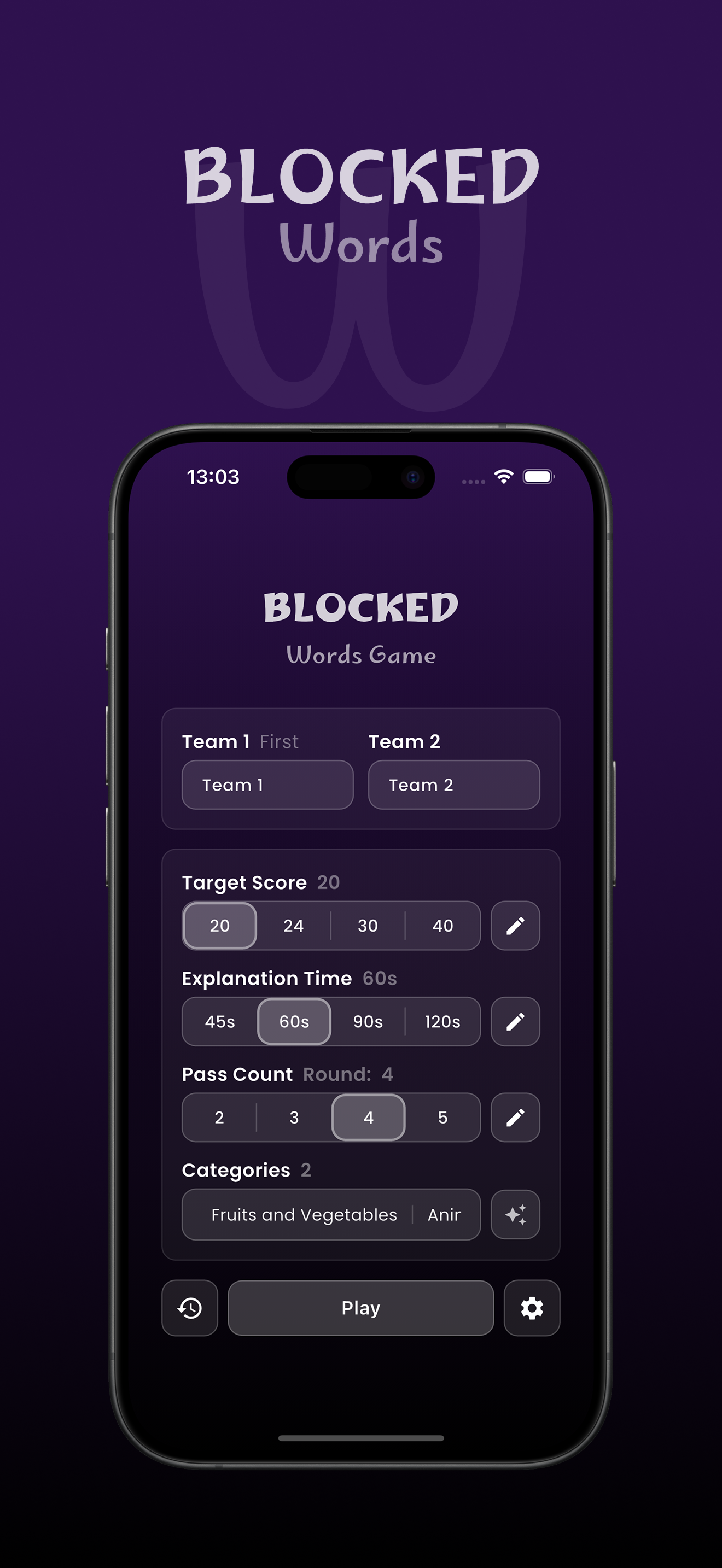 Blocked Words Game screenshot 2