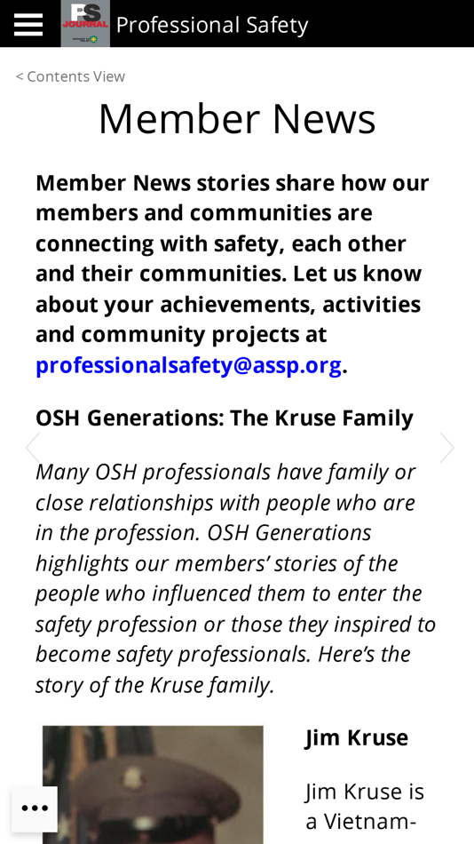 #6. ASSP Professional Safety (iOS) Podle: American Society of Safety Professionals