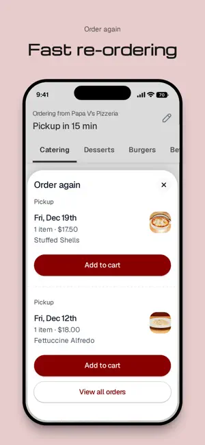 Papa V's Pizzeria screenshot 4