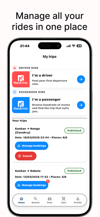 KlandoRide – Carpooling Screenshot 6 of 6