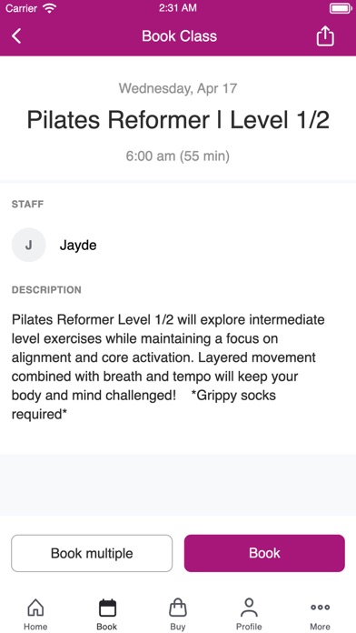 Body Balance Hawaii Screenshot