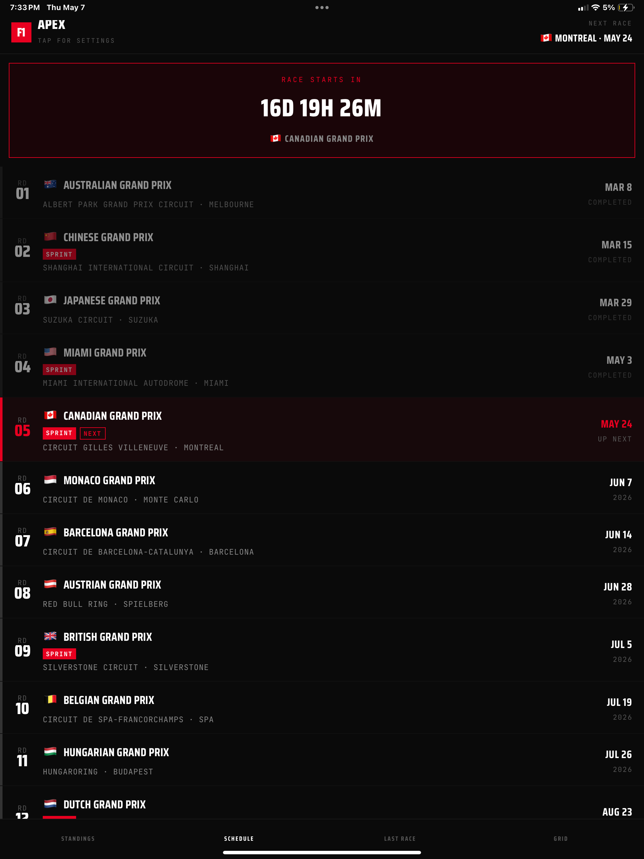 Apex Race Tracker screenshot 13