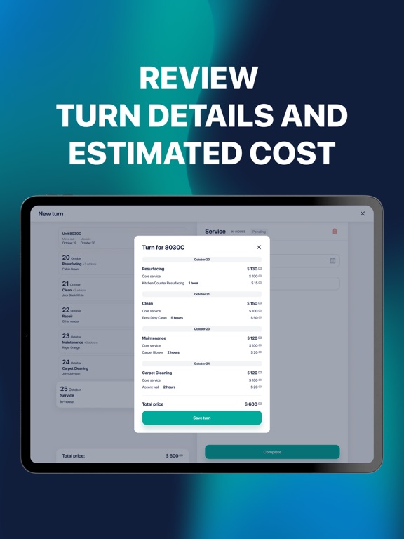 Rent Ready iPad screenshot 7 - Business app