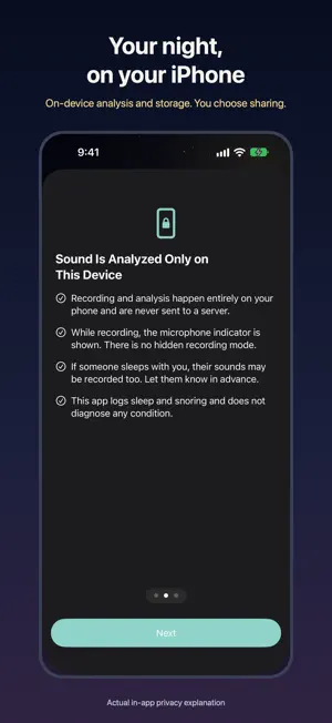 Drowse: Snore & Sleep Recorder screenshot 2
