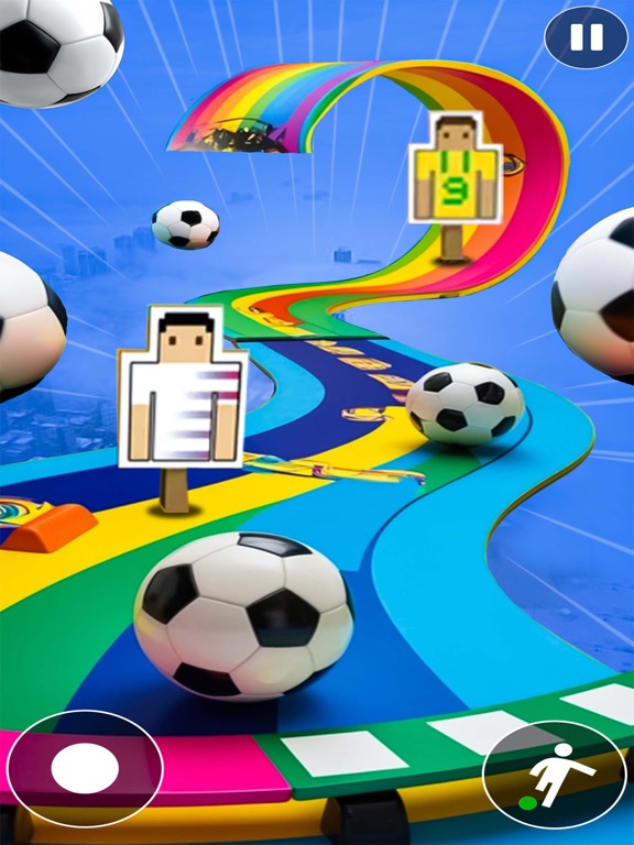 Screenshot #4 pour Soccer Road - Color Ball Run