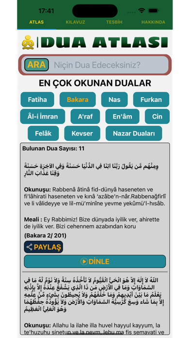 Dua Atlası Screenshot