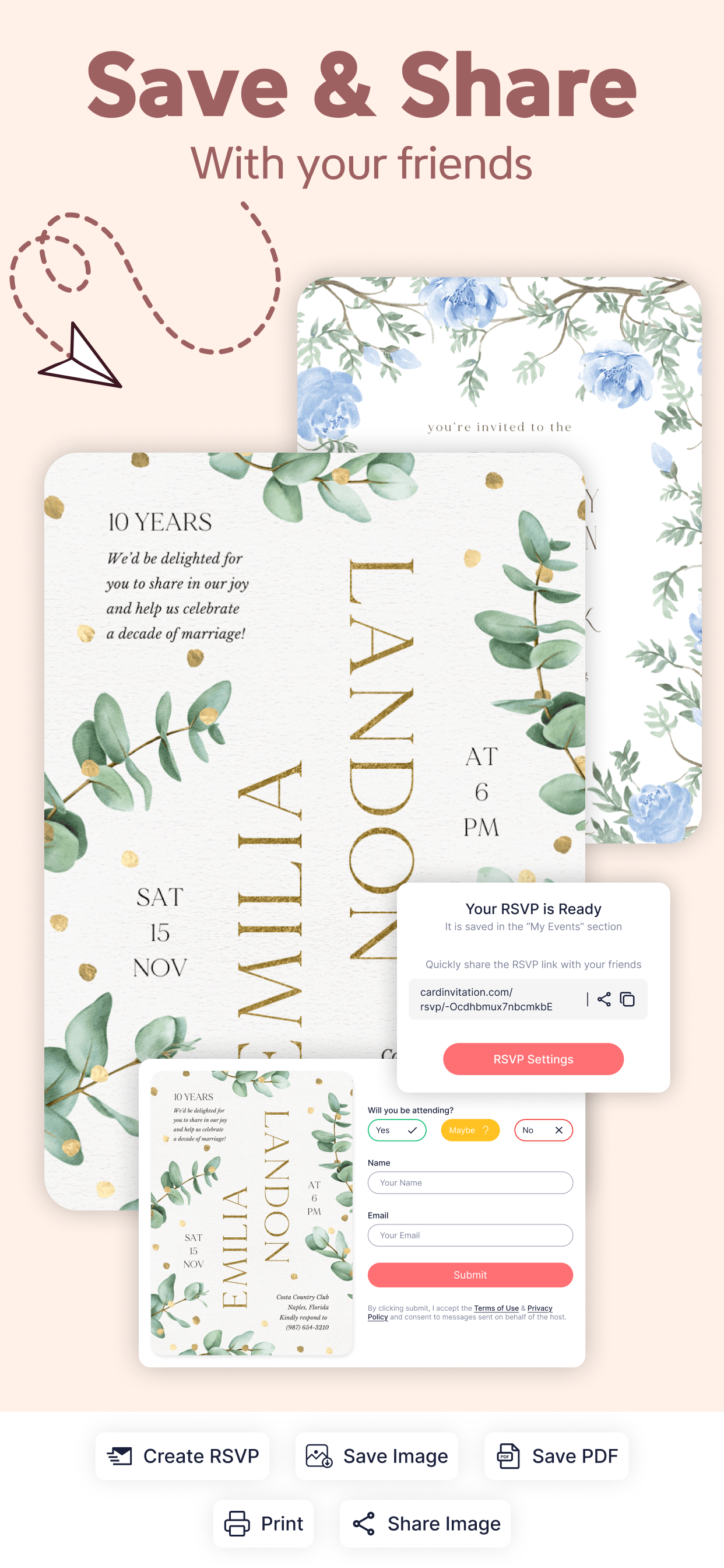 Invitation Maker Card Maker screenshot 6