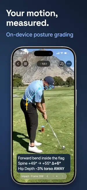 MotionEdge Golf Swing Analyzer screenshot 4