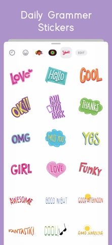 Daily Grammar Greetings iPhone screenshot