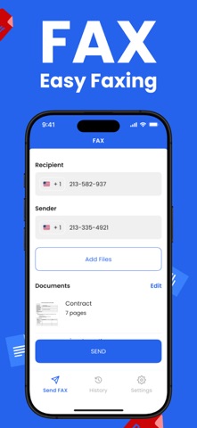 FAX send app: Easy Faxing Screenshot 1 of 4