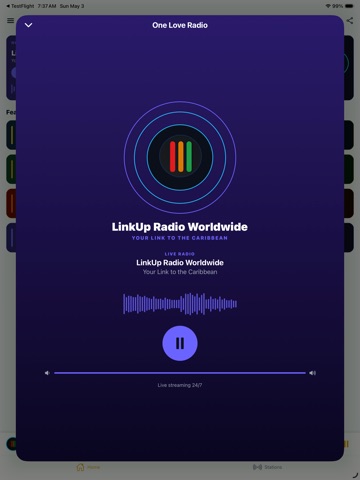 LinkUp Radio Network iPad screenshot