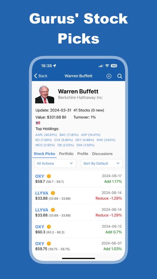 #6. GuruFocus (iOS) โดย: Cechan Tian