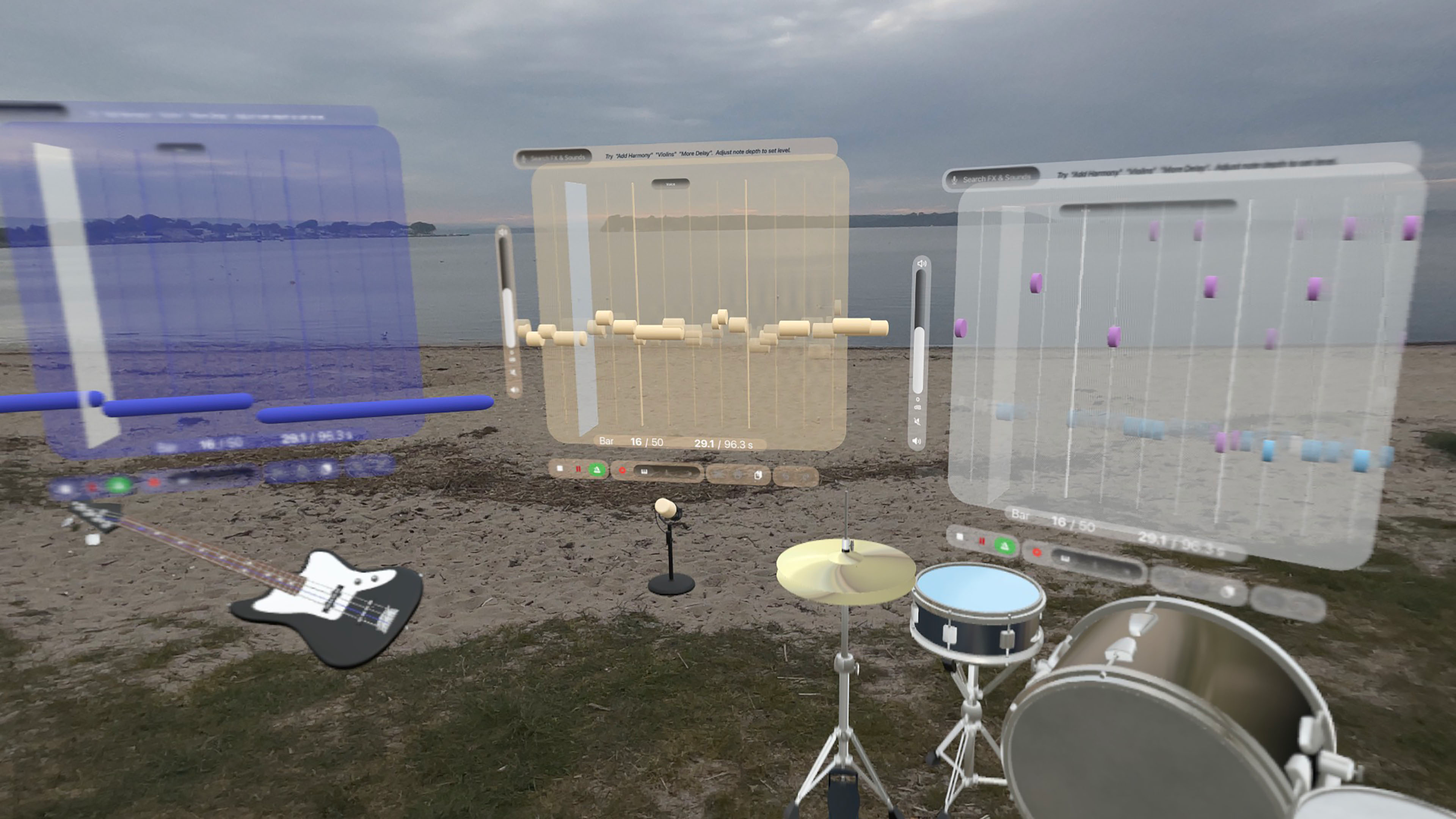 RipX: Reactive 3D Music