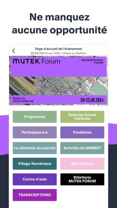Screenshot #3 pour MUTEK Forum