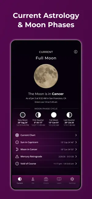 TimePassages Astrology iPhone screenshot 3