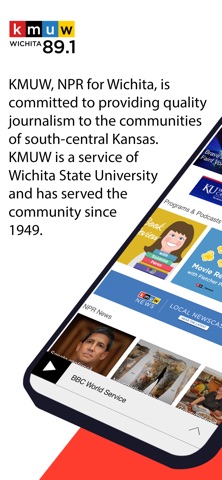 KMUW App Screenshot 1 of 4