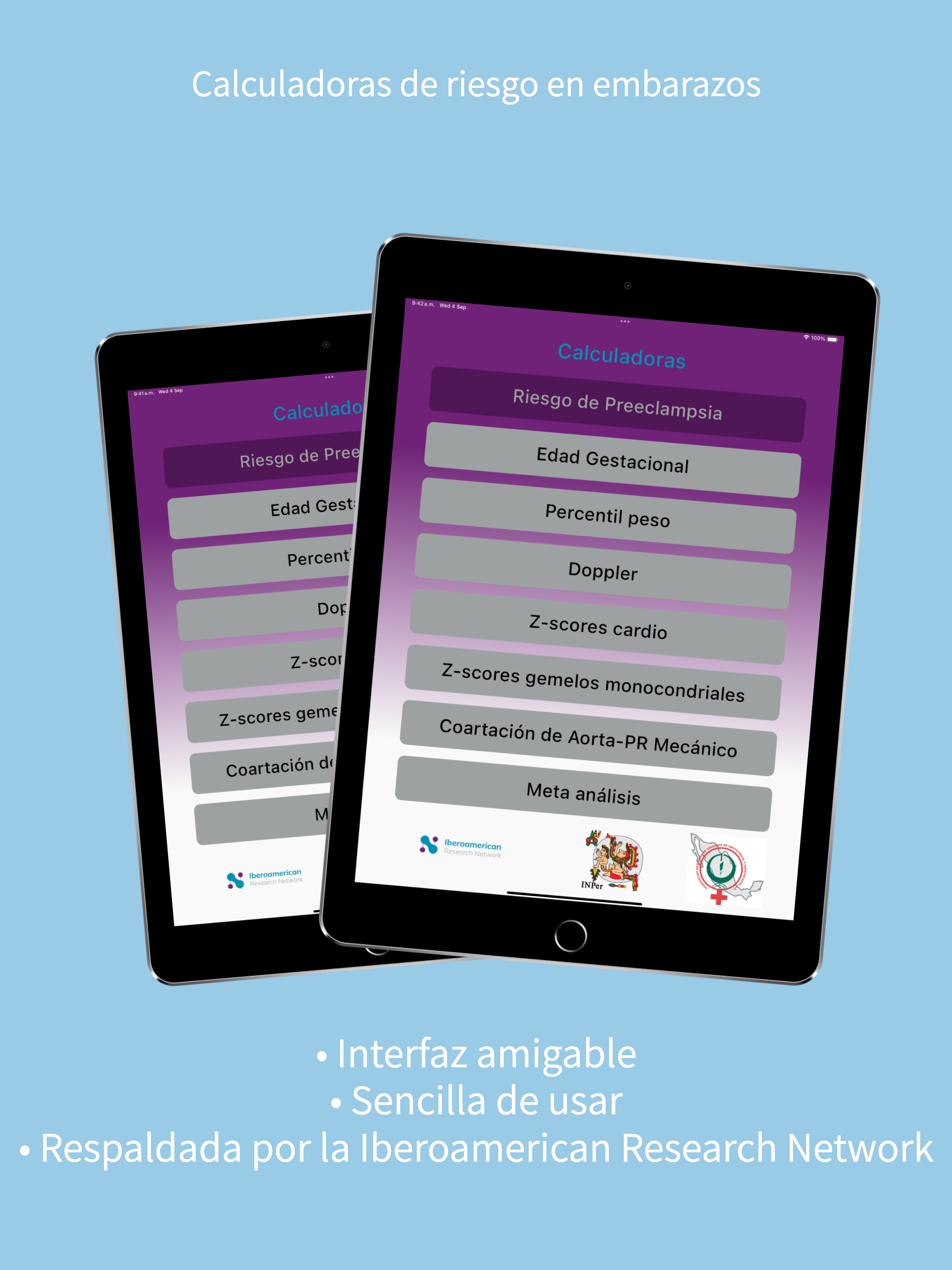 Ibero Fetal Med: Risk Calc