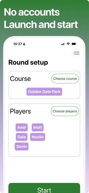 Under Par Scorecard screenshot 1