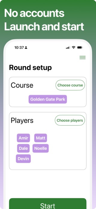 Under Par Scorecard Screenshot 1 of 7