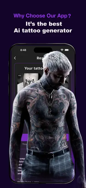 Tatbox - AI Tattoo Generator screenshot 1