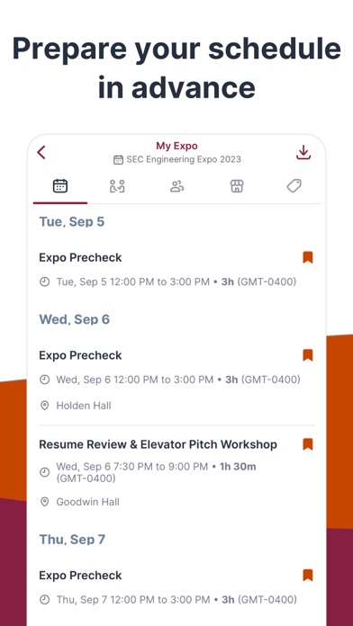 SEC Engineering Exposition Screenshot